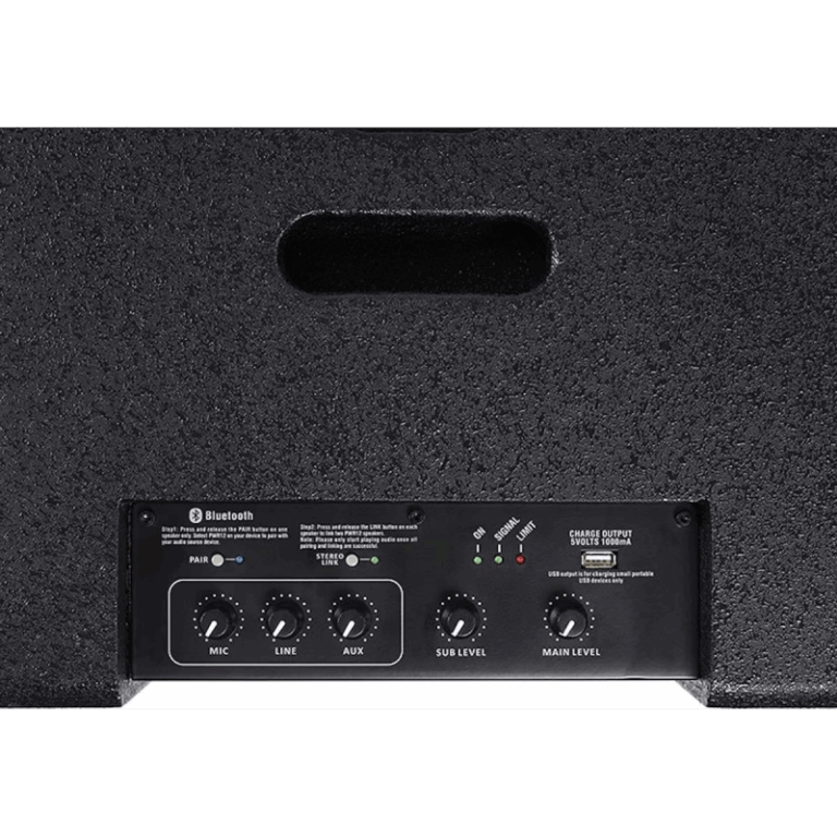 Haut parleur Enceinte Artsound 2 Voies 1500w – Noir – PWR12 Tunisie