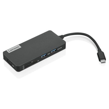 Lenovo hub Usb-c 7-in-1 Travel Hub – Noir – GX90T77924 Tunisie