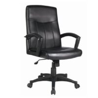 Fauteuil Avion Dossier Haut + Base Poly – Noir – GD-0000853 Tunisie