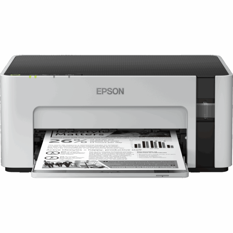 Imprimante Epson EcoTank M1120 à Réservoir intégré Monochrome Wifi -Blanc -C11CG96404 Tunisie
