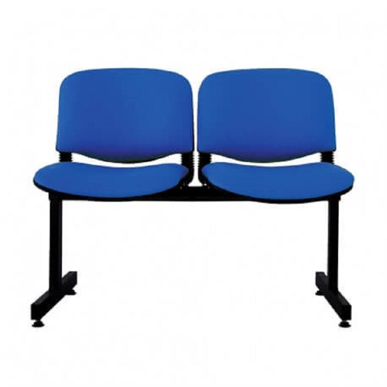 Banquette Iso 2 Places Base Noir – Bleu Tunisie