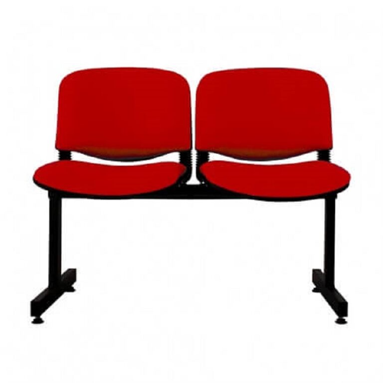Banquette Iso 2 Places Importe Base Noir – Rouge Tunisie