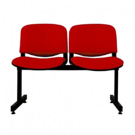 Banquette Iso 2 Places Base Noir – Rouge Tunisie