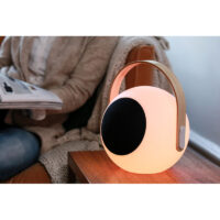 Haut-Parleur Bluetooth avec Lanterne Led Mooni Eye -Blanc & Noir – EYS_0970_002 Tunisie