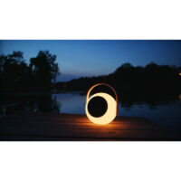 Haut-Parleur Bluetooth avec Lanterne Led Mooni Eye -Blanc & Noir – EYS_0970_002 Tunisie