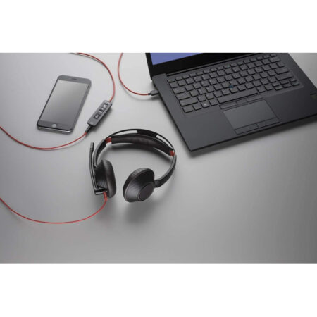 Micro Casque HP Poly Blackwire 5520- Noir – 8X231AA Tunisie