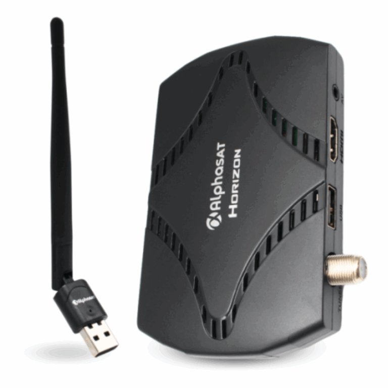 Récepteur Alphasat Horizon + Clé WiFi Tunisie