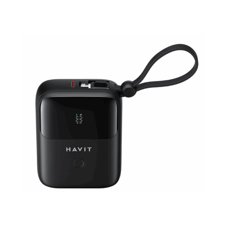 Power Bank Havit 10000 mAh 20W – Noir – PB5215 Tunisie