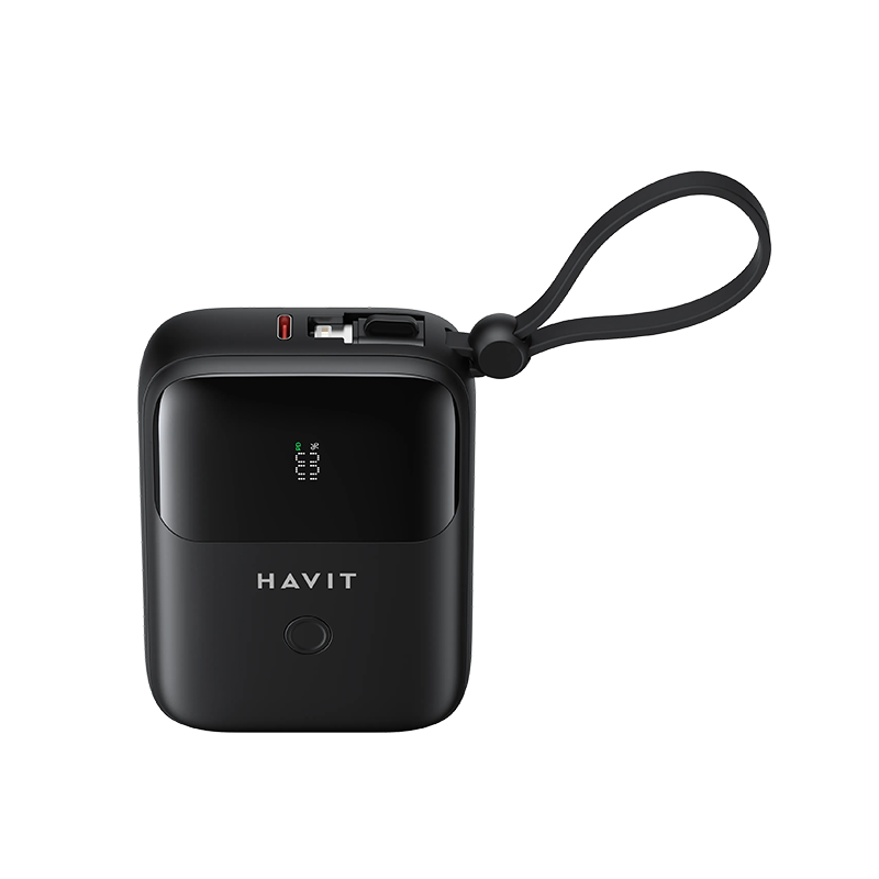 Power Bank Havit 10000 mAh 20W – Noir – PB5215 Tunisie