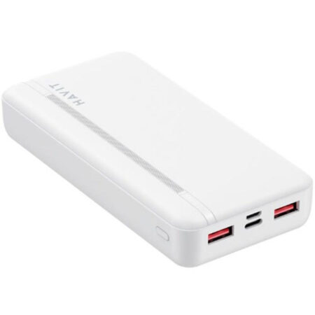 Power Bank Havit 20000 mAh 22.5W – Blanc – PB92 Tunisie