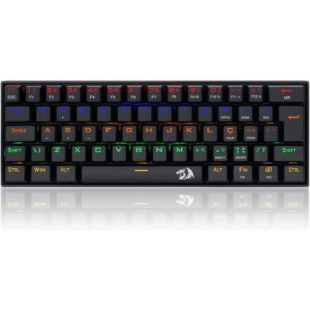 Clavier Gaming Mécanique Redragon Lakshmi K606r 60% Rainbow RGB red switch –  K606R Tunisie