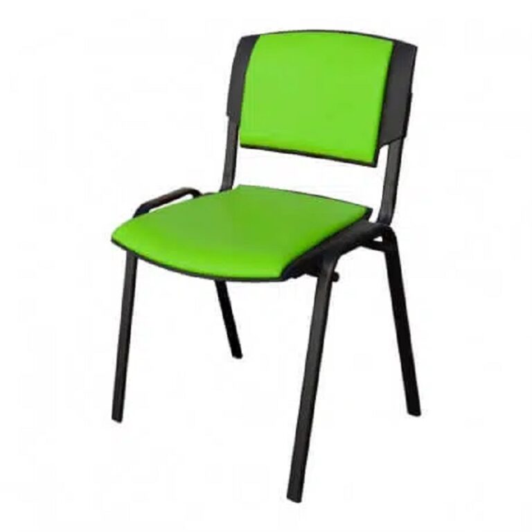 Chaise Visiteur Sigma Simple Base Noir- Pistache Tunisie