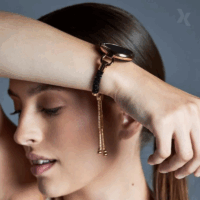 Montre Connectée Maxcom FW51 Cristal – Noir & Dore -FW51 Tunisie