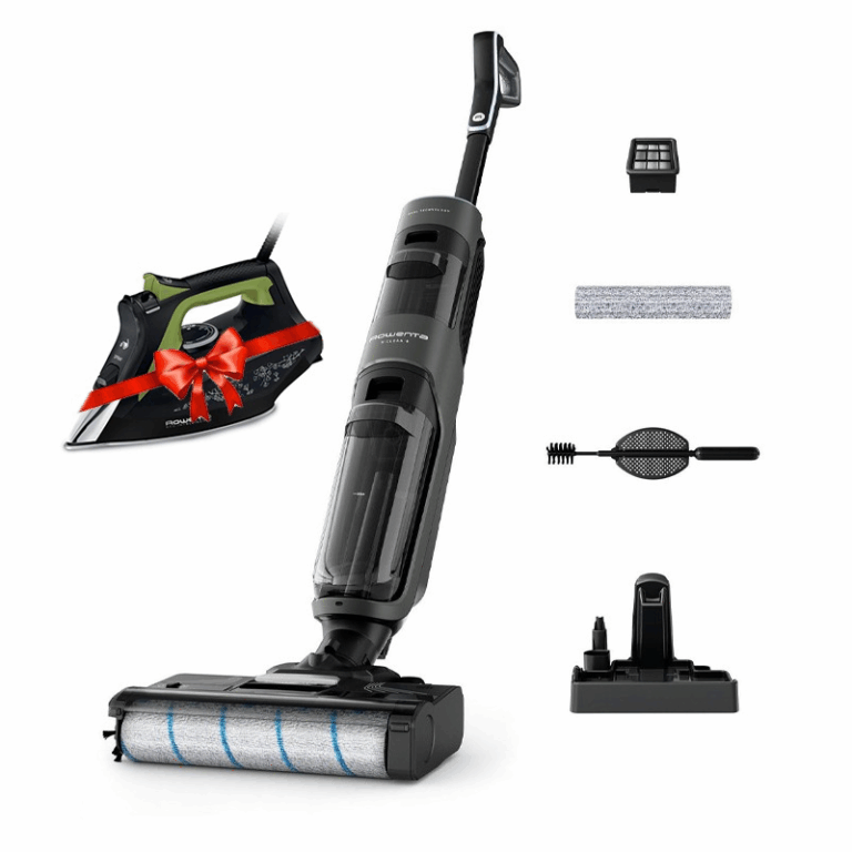 Aspirateur Laveur Rowenta Sans Fil X-Clean 4 GZ5035WO Noir + Rowenta DW6330D1 Gratuit Tunisie