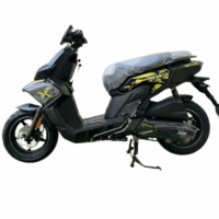 Scooter GSM BWX 125 cc – Noir Brillant – BWX-125-BK Tunisie
