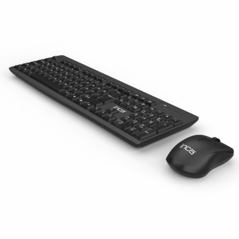 Ensemble Clavier + Souris Sans Fil Inca IWS-539T – Noir – IWS-539T Tunisie
