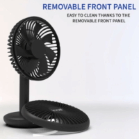 Mini Ventilateur Portable Rechargeable Inca FMI-16B – Noir-FMI-16B Tunisie