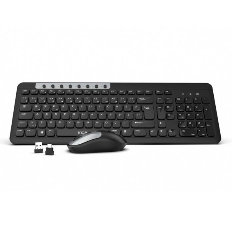 Ensemble Clavier + Souris Sans Fil Inca IWS-599 – Noir – IWS-599 Tunisie