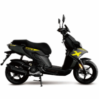 Scooter GSM BWX 125 cc – Noir Brillant – BWX-125-BK Tunisie