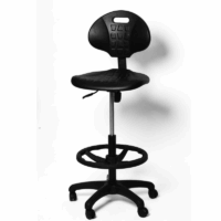 Chaise Tabouret Tulip Architect Base Noir – Noir Tunisie