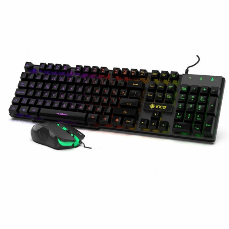 Ensemble Clavier + Souris Filaire Gamer INCA IKG-448 USB – Noir – IKG-448 Tunisie