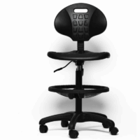 Chaise Tabouret Tulip Architect Base Noir – Noir Tunisie