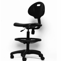 Chaise Tabouret Tulip Architect Base Noir – Noir Tunisie