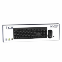 Ensemble Clavier + Souris Sans Fil Inca IWS-539T – Noir – IWS-539T Tunisie