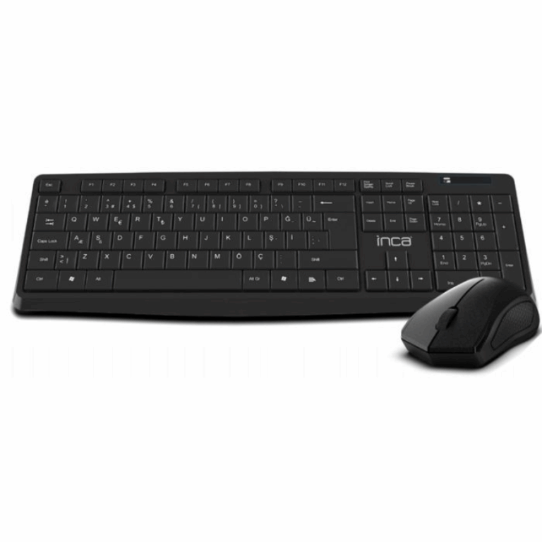 Ensemble Clavier + Souris Sans Fil Inca IWS-538 – Noir – IWS-538 Tunisie