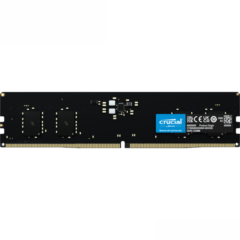 Barrette Mémoire  Crucial Ddr5 4800mhz 8gb -ct8g48c40u5 Tunisie