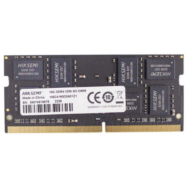 Barrette Mémoire Sodimm Hiksemi 16 Go Ddr4 3200 Mhz – HSC416S32A01Z1-16G Tunisie