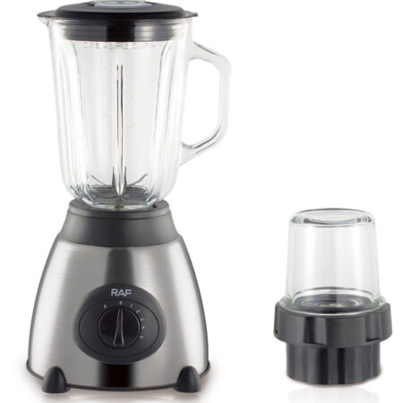 Blender RAF en Verre avec Moulin R.367 Inox & Noir Tunisie