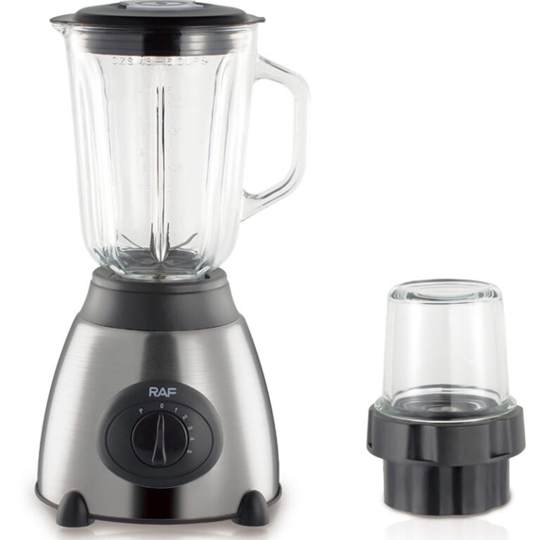 Blender RAF en Verre avec Moulin R.367 Inox & Noir Tunisie