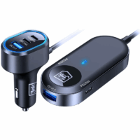 Chargeur de voiture double 3MK 135 W PD QC PPS USB-C USB-A Noir – 5903108605502 Tunisie