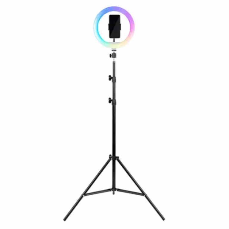 Anneau Lumiere Led Rgb Havit St7026 Avec Trepied Pour Smartphone – Noir -HV-ST7026 Tunisie
