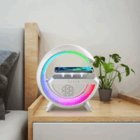 Haut-parleur Bluetooth Best Sound Led Speaker charging -Blanc -Hm-2301 Tunisie