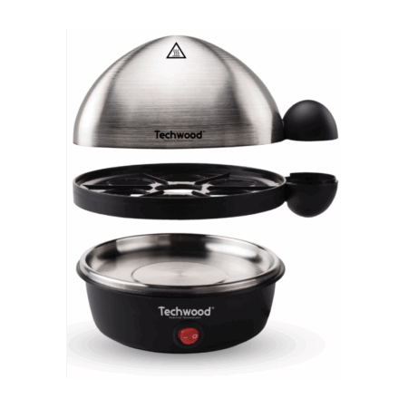 Cuiseur À Œufs Électrique Techwood TO-007 Noir & Inox Tunisie