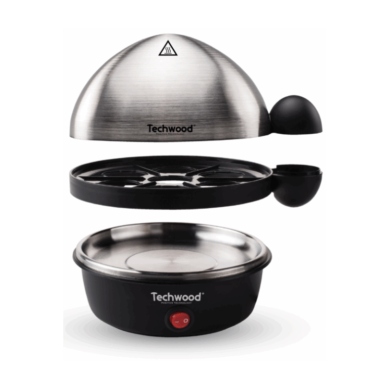 Cuiseur À Œufs Électrique Techwood TO-007 Noir & Inox Tunisie