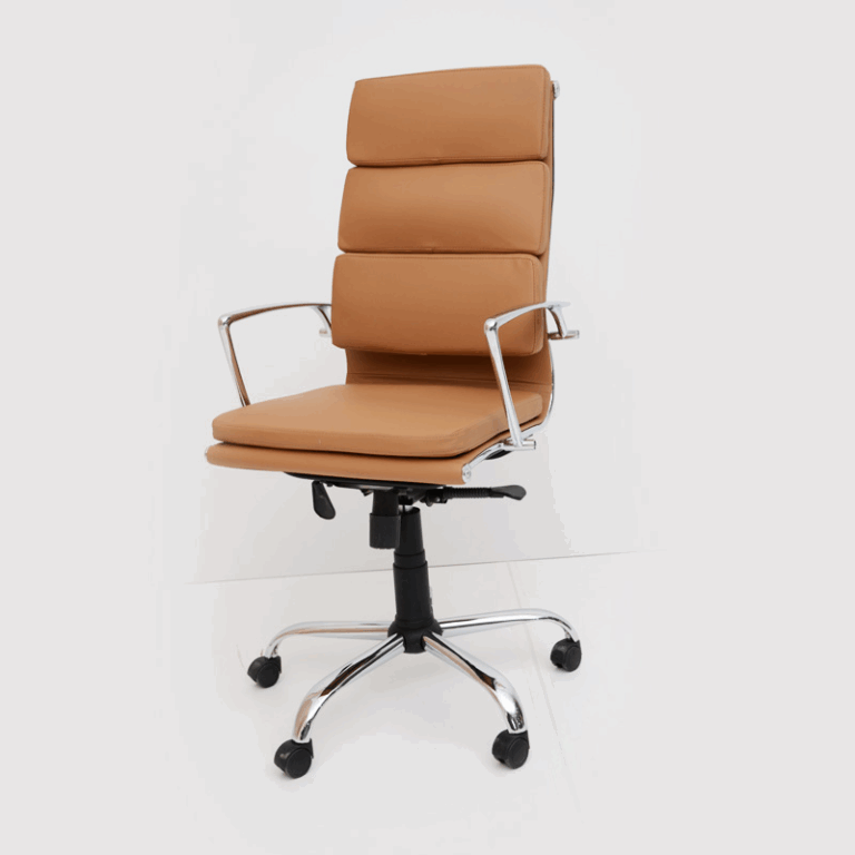 Chaise de bureau Tempo hd – base chrome Tunisie