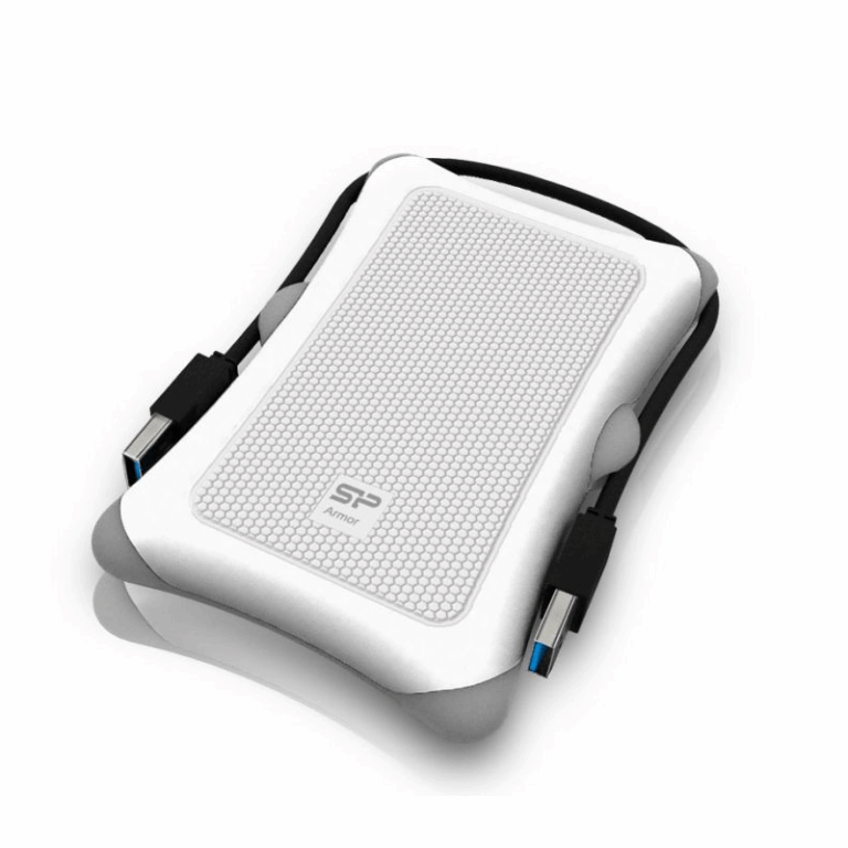 Disque Dur Externe Antichoc Silicon Power Armor 2 To A30 – Blanc -SP020TBPHDA30S3W Tunisie