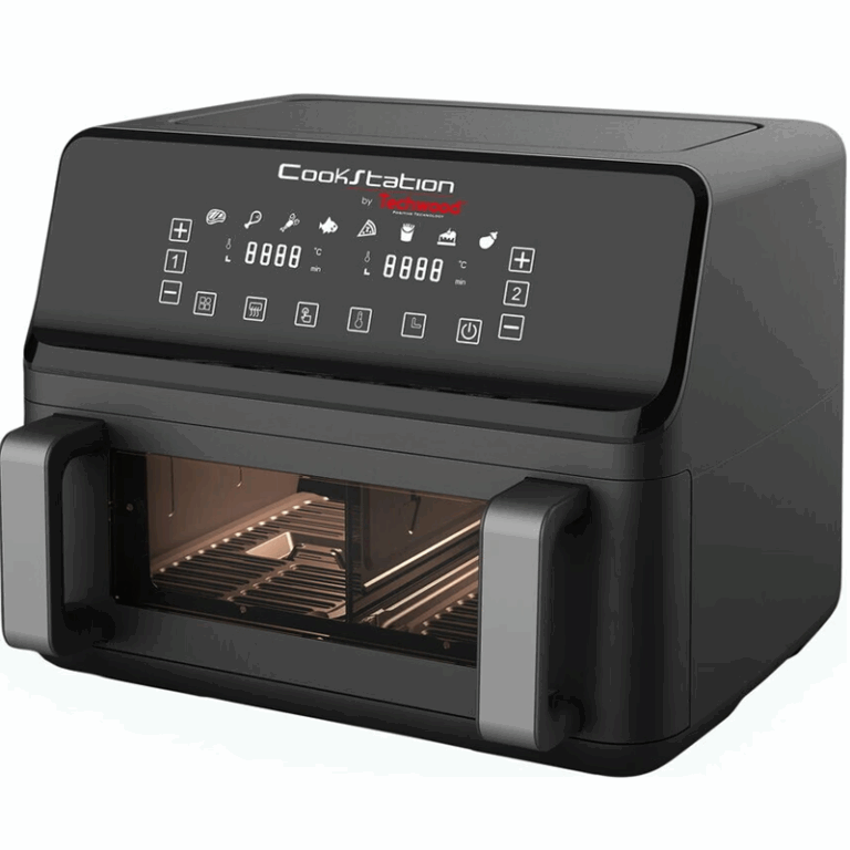 Friteuse Sans Huile Techwood Airfryer Duo 4.5 L + 4.5 L CS-945 Noir Tunisie