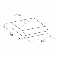 Hotte Casquette Focus F.602W 60 cm Blanc Tunisie