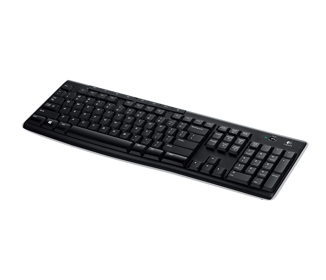 Clavier Sans Fil Multimédia Logitech K270 -Noir -920-003748 Tunisie