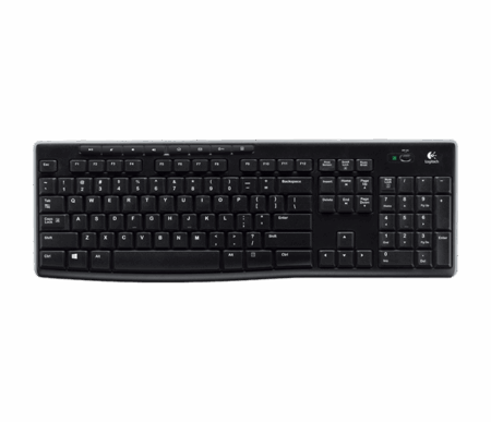 Clavier Sans Fil Multimédia Logitech K270 -Noir -920-003748 Tunisie