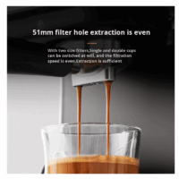 Machine à Café Expresso Prova 1,8 L 850W PE-666GD Noir & Inox Tunisie