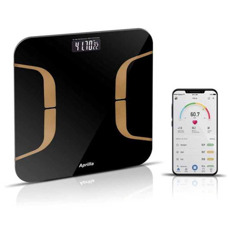 Pèse Personne Connecté Aprilla ABS-1080 180 Kg Noir Tunisie