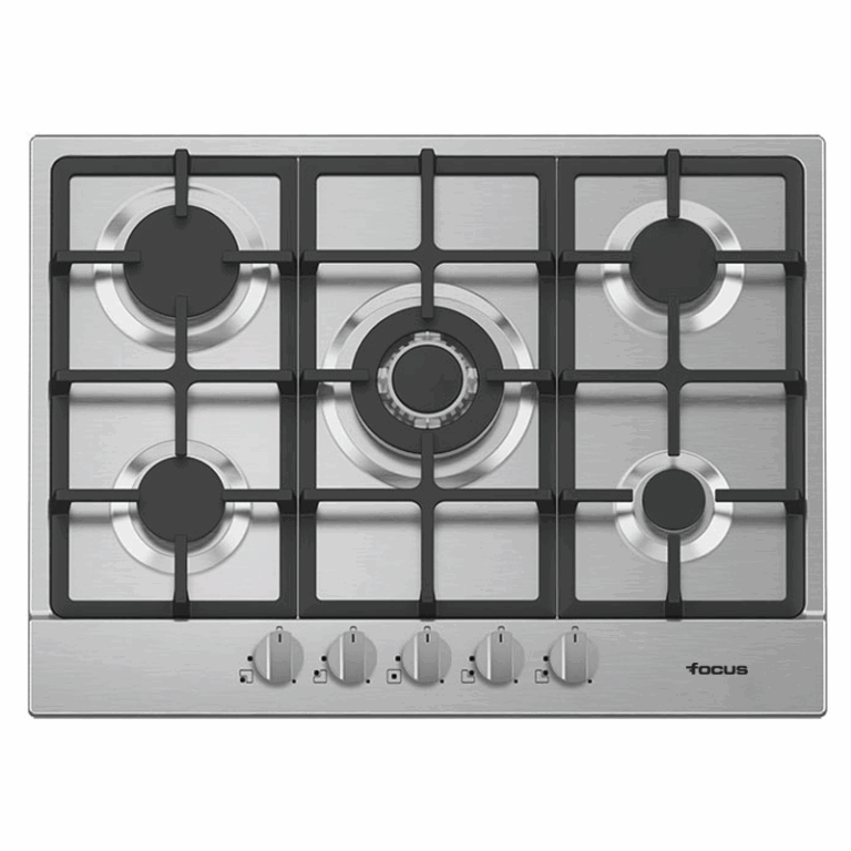 Plaque de Cuisson Focus F.478X 5 Feux 70 cm Inox Tunisie