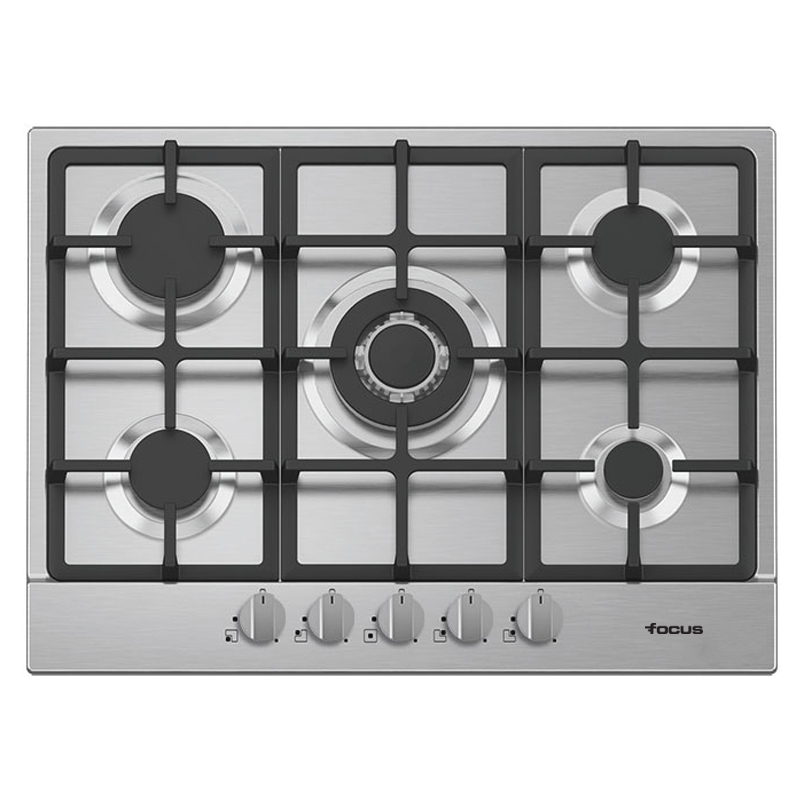 Plaque de Cuisson Focus F.478X 5 Feux 70 cm Inox Tunisie