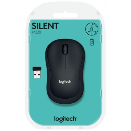 Souris Sans Fil Logitech M220 Silent  Noir Tunisie