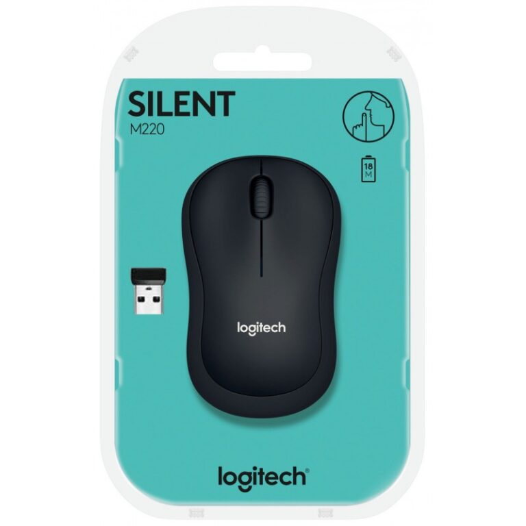 Souris Sans Fil Logitech M220 Silent  Noir Tunisie